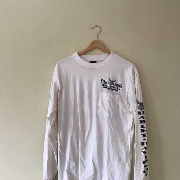 Vintage 1998 harley davidson San Jose long sleeve shirt - california motorcyclet - Picture 4 of 6